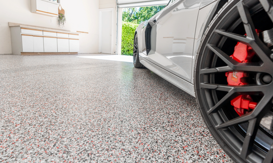 Garage Epoxy Floor Contractor in NJ for Floor Flake Epoxy Coatings