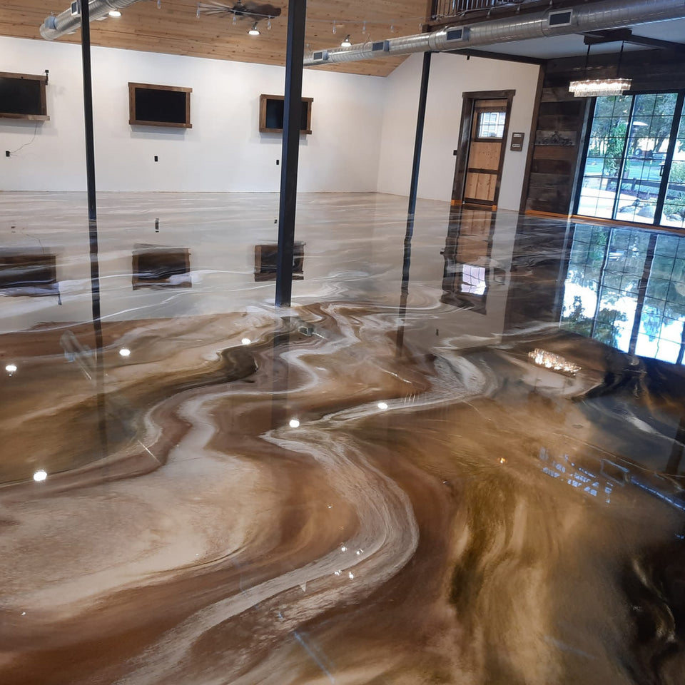 How much do Designer Metallic Epoxy Floors cost EpoxyPlusPro